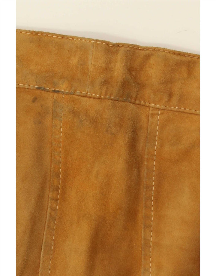 Vintage Dame Ruskind Flared Skirt W26 Small Brown