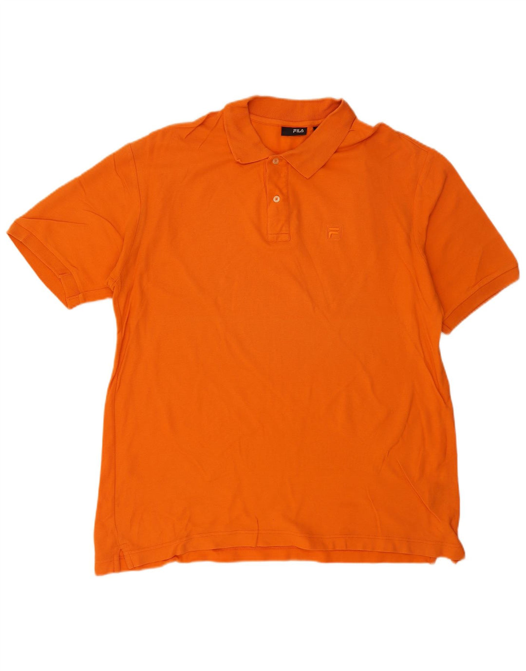 FILA Poloshirt til mænd XL Orange Bomuld