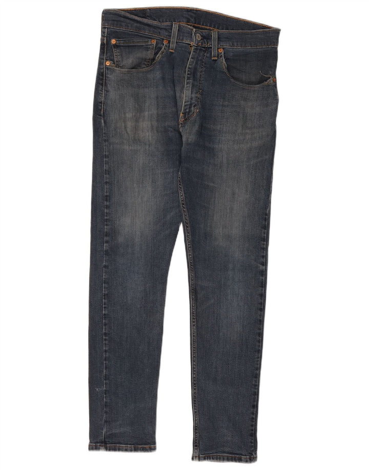 Levi's Herre 512 Slim Tapered Jeans W34 L30 Navy Blue