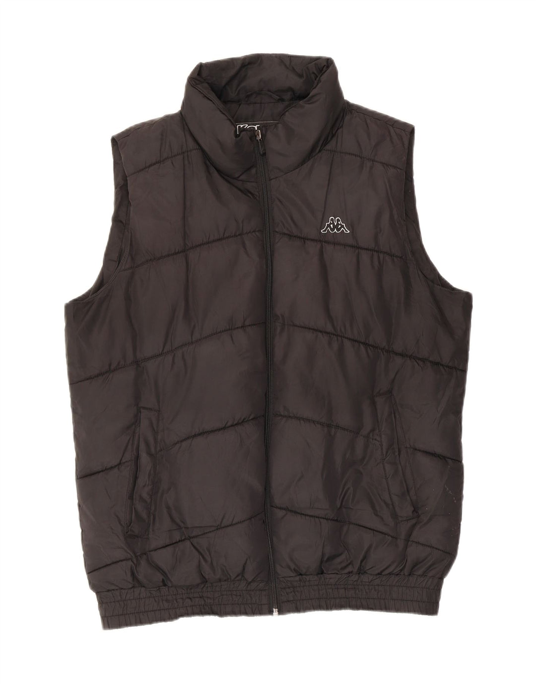 Kappa Dame Polstret Gilet UK 18 XL Sort Polyester