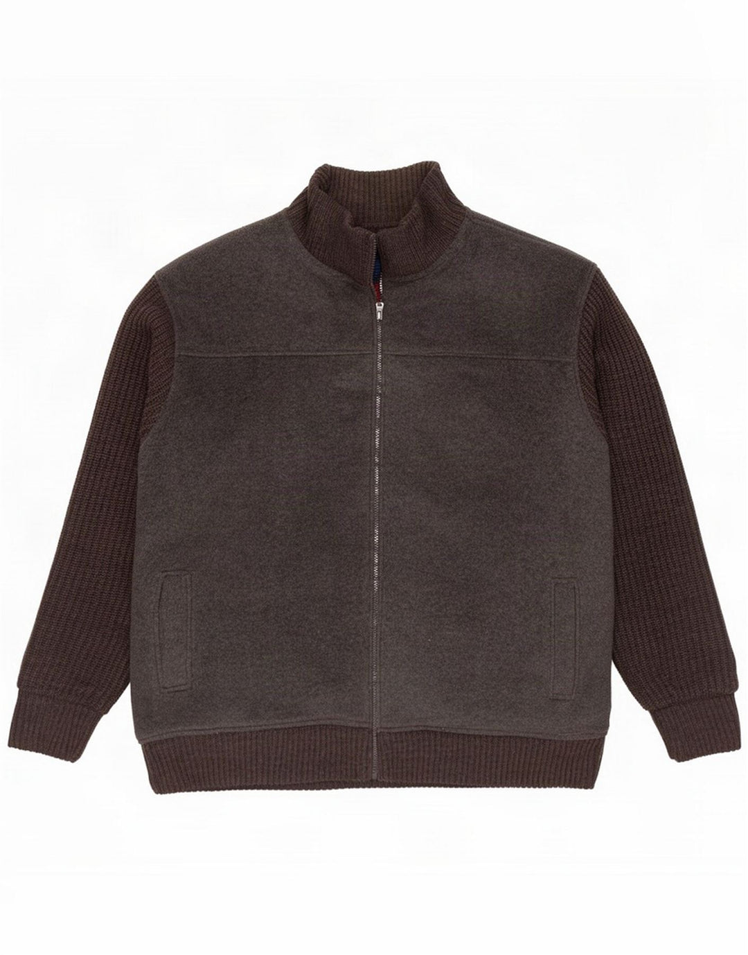 James Pringle Herre fleecejakke UK 44 2XL Grå Colourblock Polyester