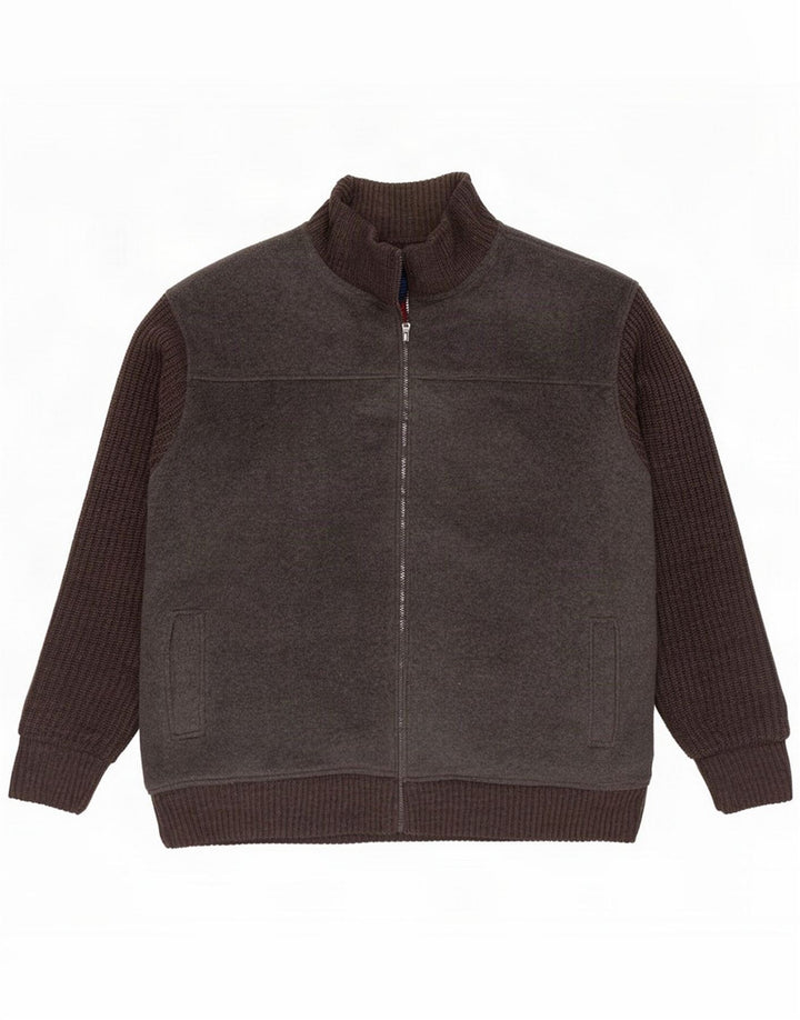 James Pringle Herre fleecejakke UK 44 2XL Grå Colourblock Polyester