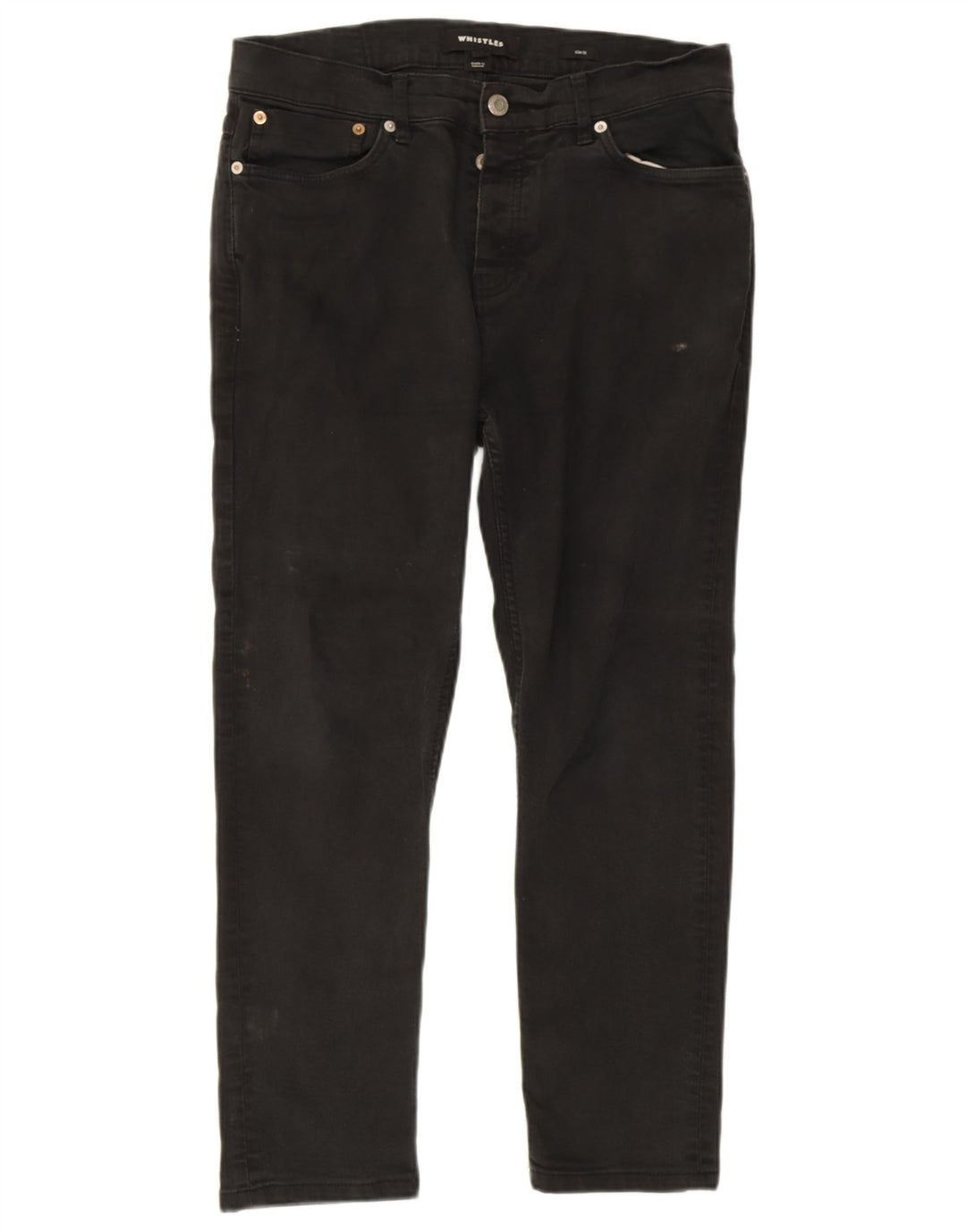 Whistles Womens Crop Slim Jeans W34 L25 Sort