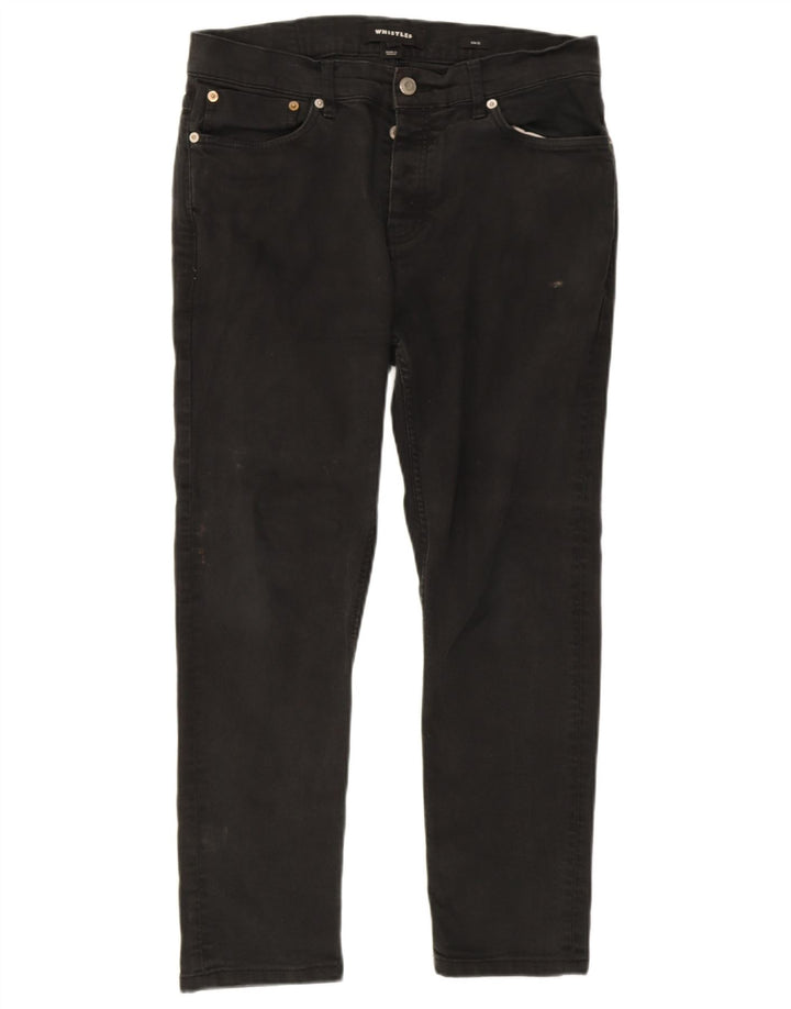 Whistles Womens Crop Slim Jeans W34 L25 Sort