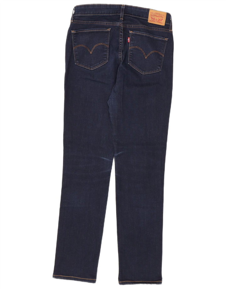 Levi's Dame 712 Slim Jeans W29 L32 Marineblå Bomuld