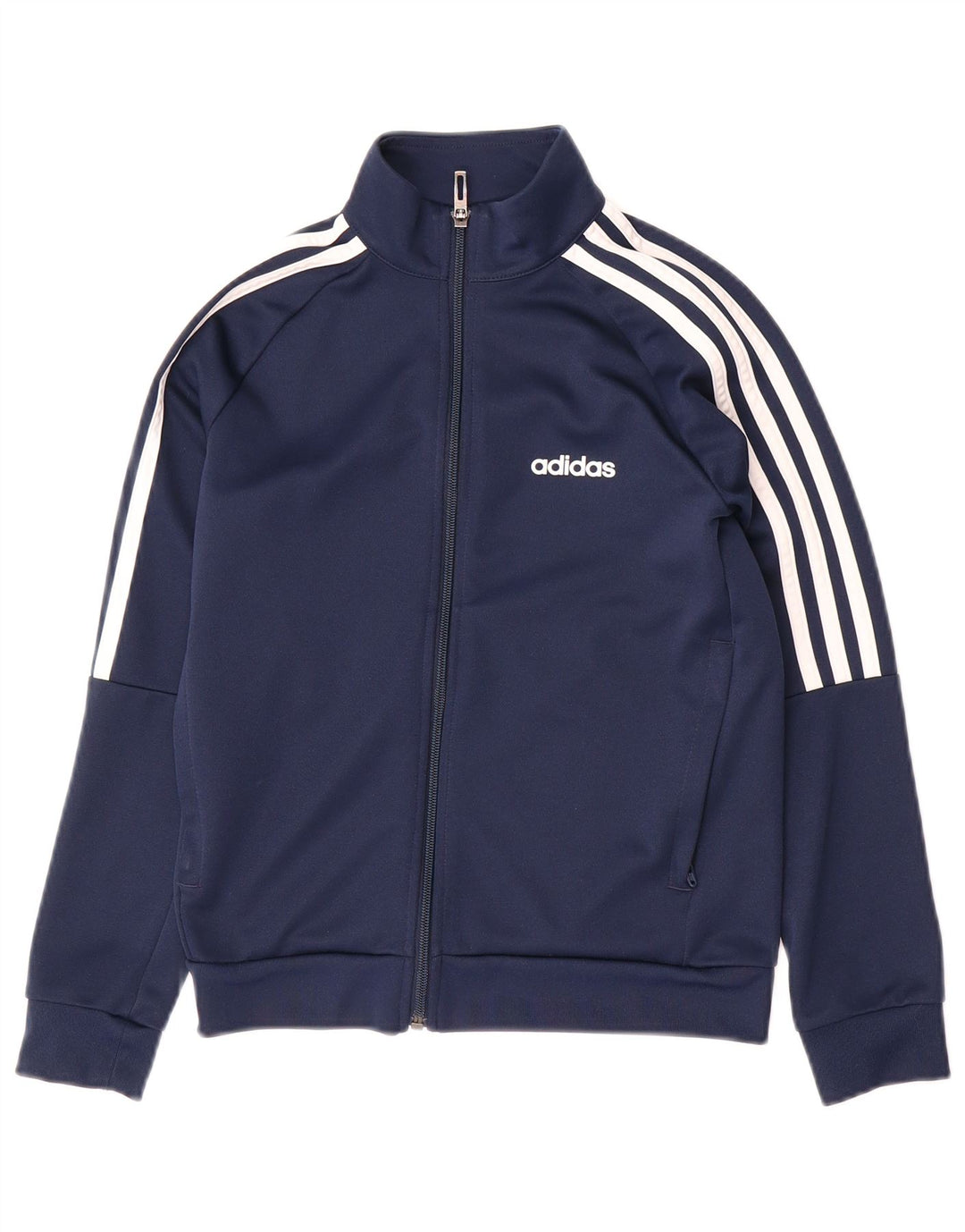 ADIDAS Aeroready træningsdragt topjakke til drenge 9-10 år marineblå polyester