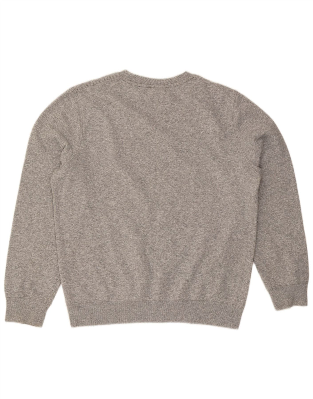 Champion Herre Grafisk Sweatshirt Jumper Large Grå Flecked Bomuld