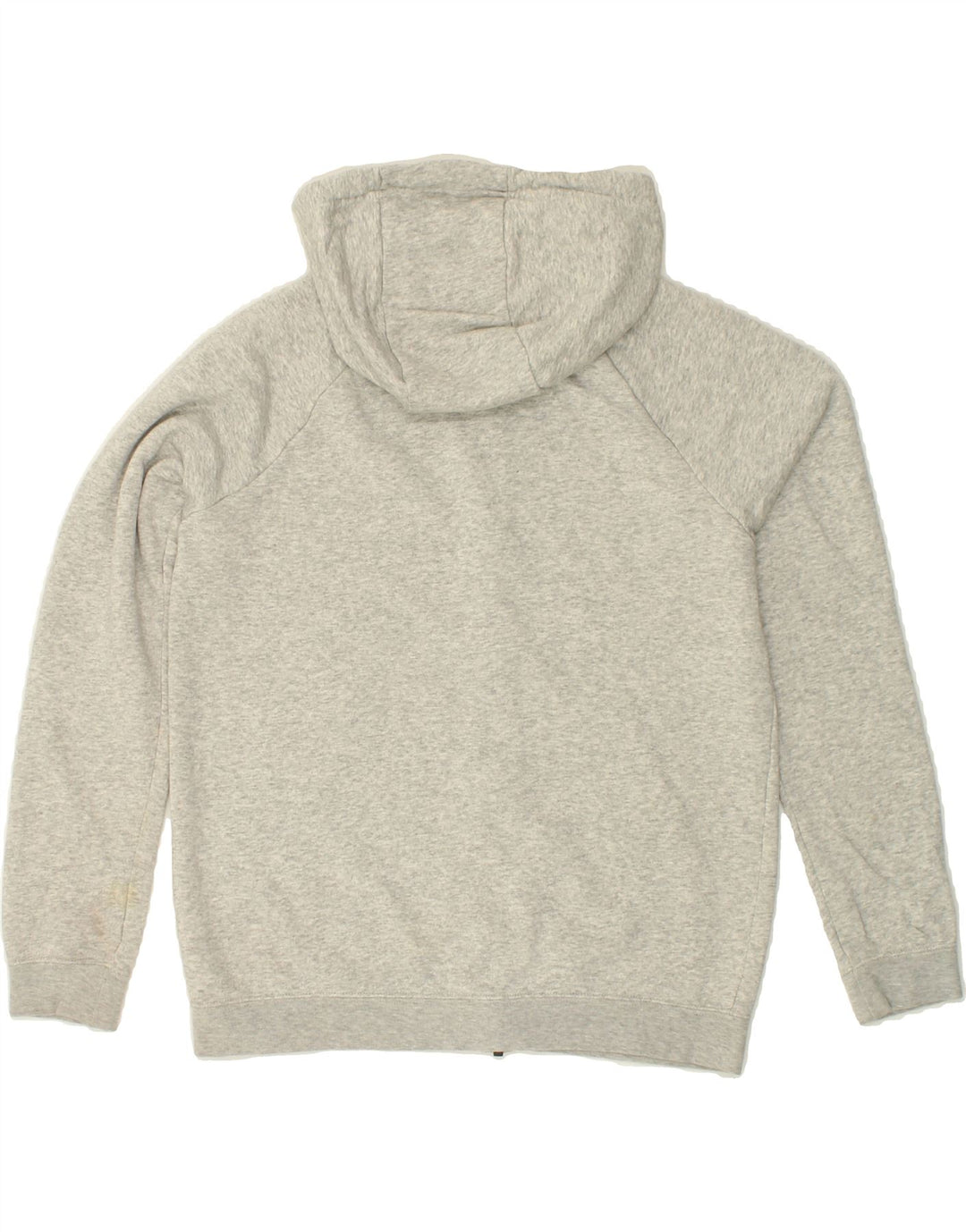 NIKE Mens Zip Hoodie Sweater Small Grey Cotton Vintage Nike and Second-Hand Nike from Messina Hembry 