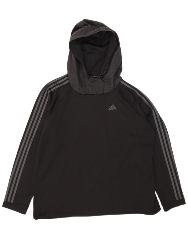 Adidas Herre Aeroready Hoodie Jumper 2XL Sort Polyester