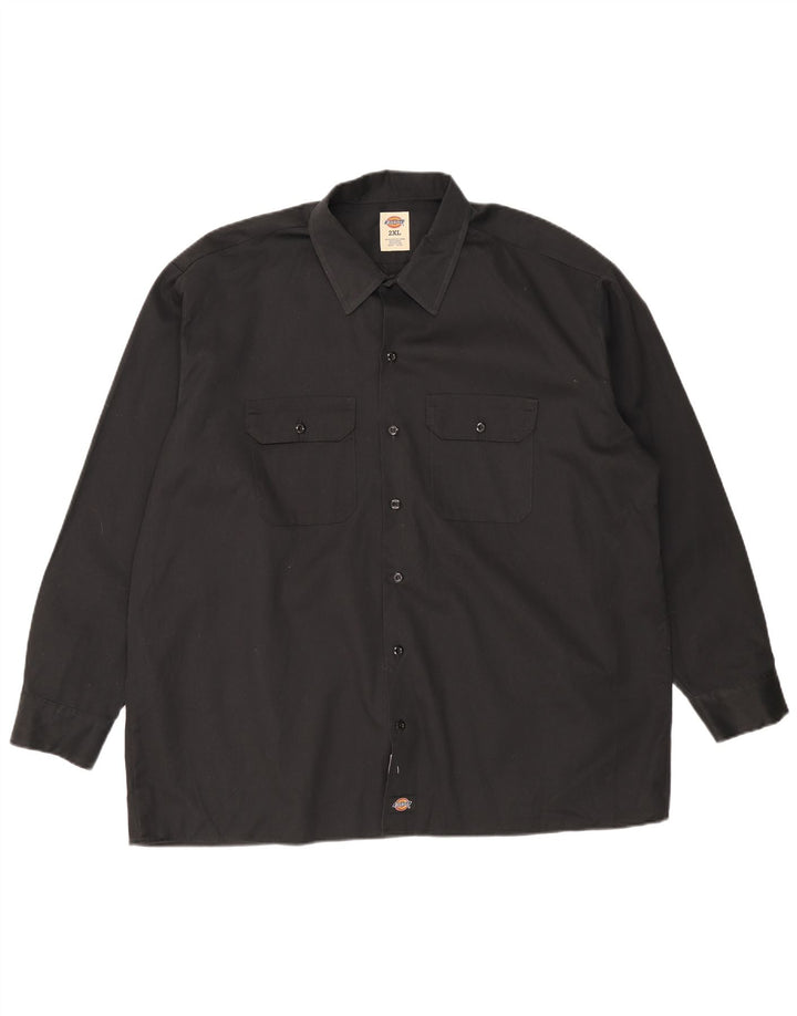 Dickies Herreskjorte 2XL Sort Polyester