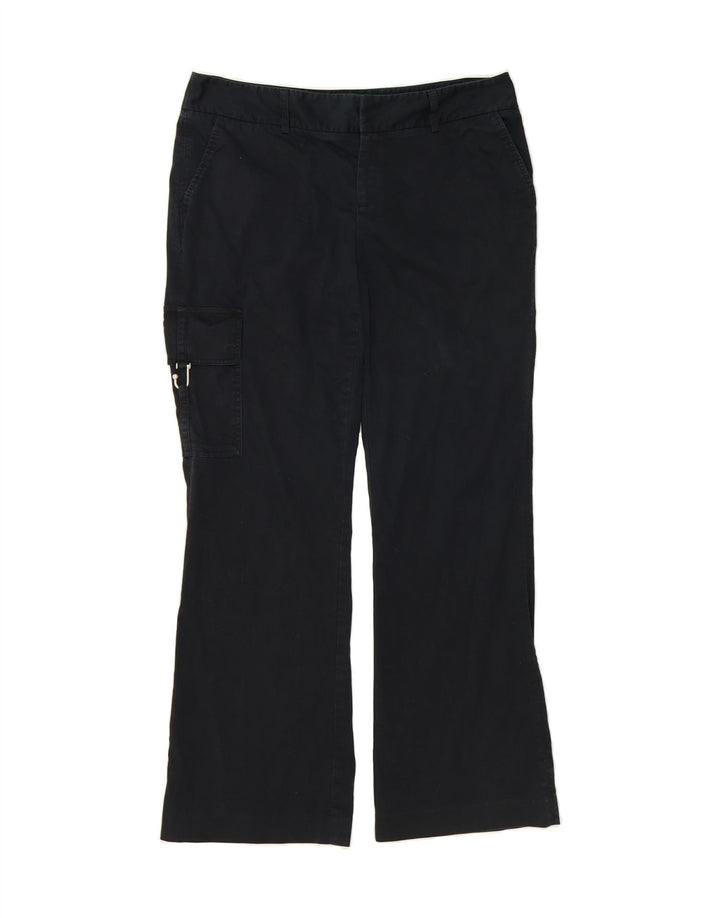 MOSSIMO Womens Bootcut Cargo Trousers US 12 Large W32 L30 Black Cotton Vintage Mossimo and Second-Hand Mossimo from Messina Hembry 
