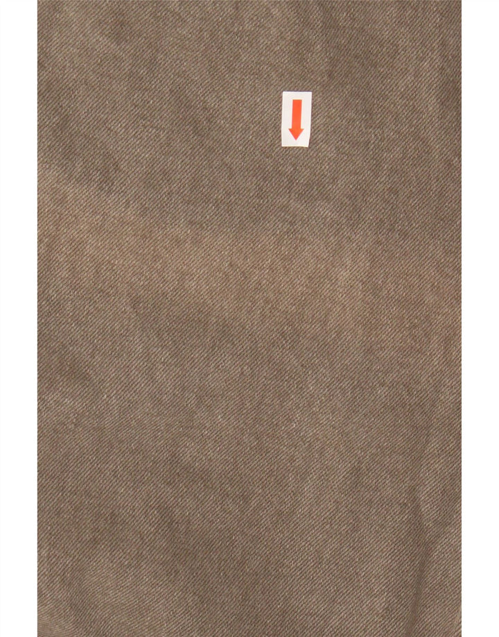 Zara Dame Jeans med høj talje EU 38 Small W28 L26 Brun Bomuld