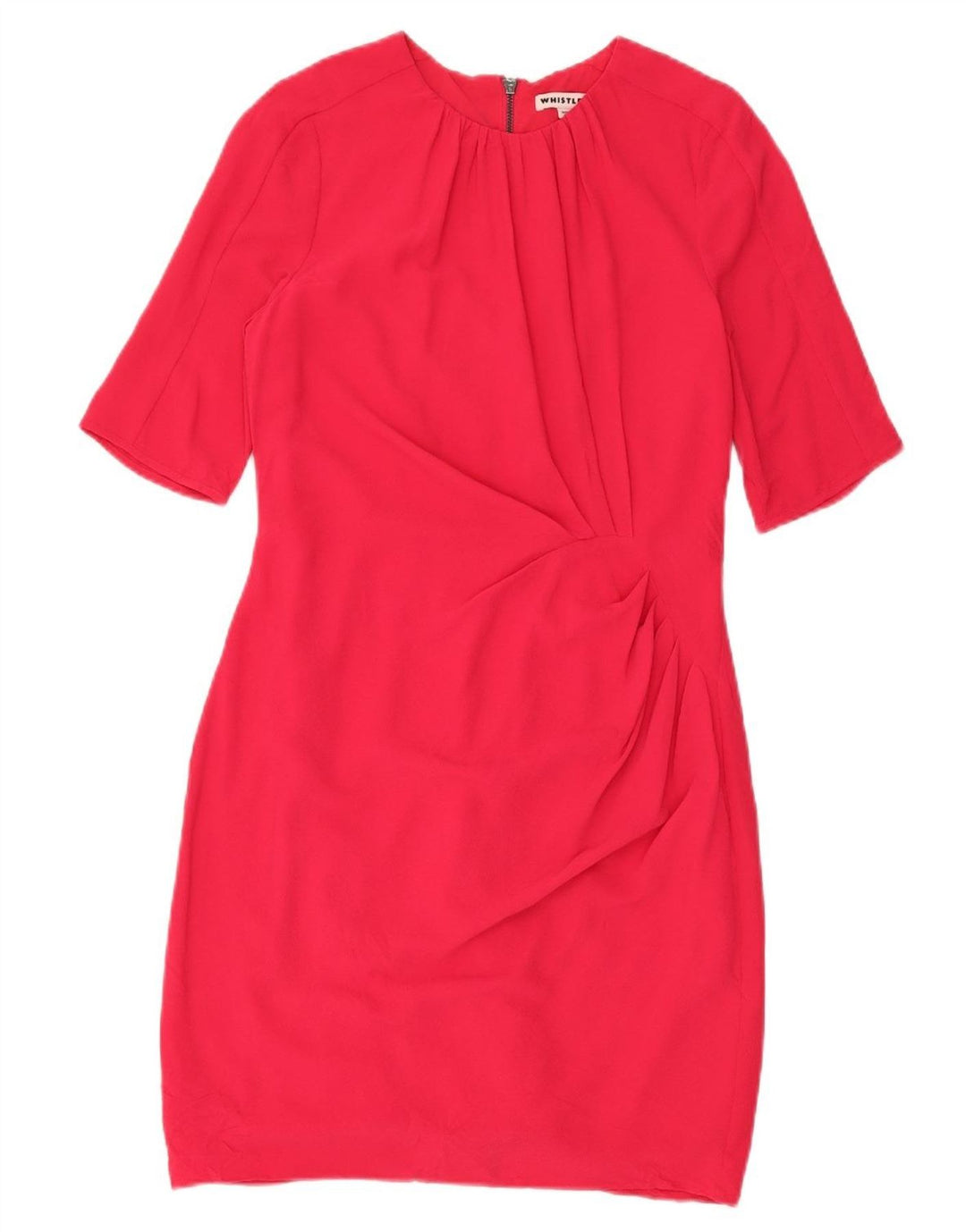 Whistles Womens Sheath Dress UK 12 Medium Rød Polyester