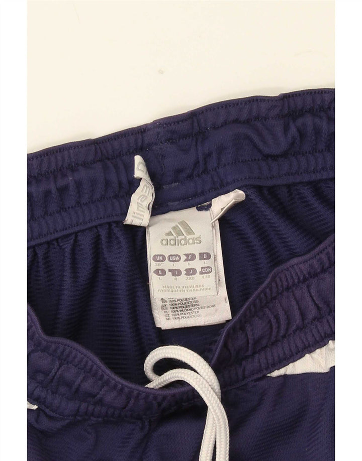 Adidas Herre Climalite Sport Shorts Medium Navy Blue Colourblock Polyester