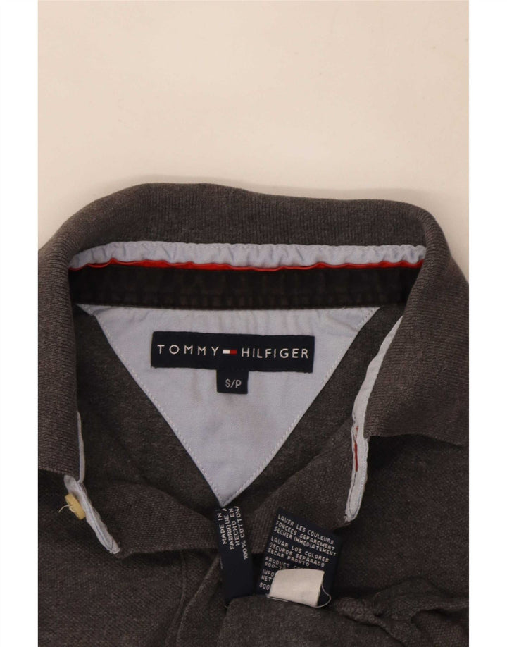 Tommy Hilfiger Herre Polo Shirt Lille Grå Bomuld