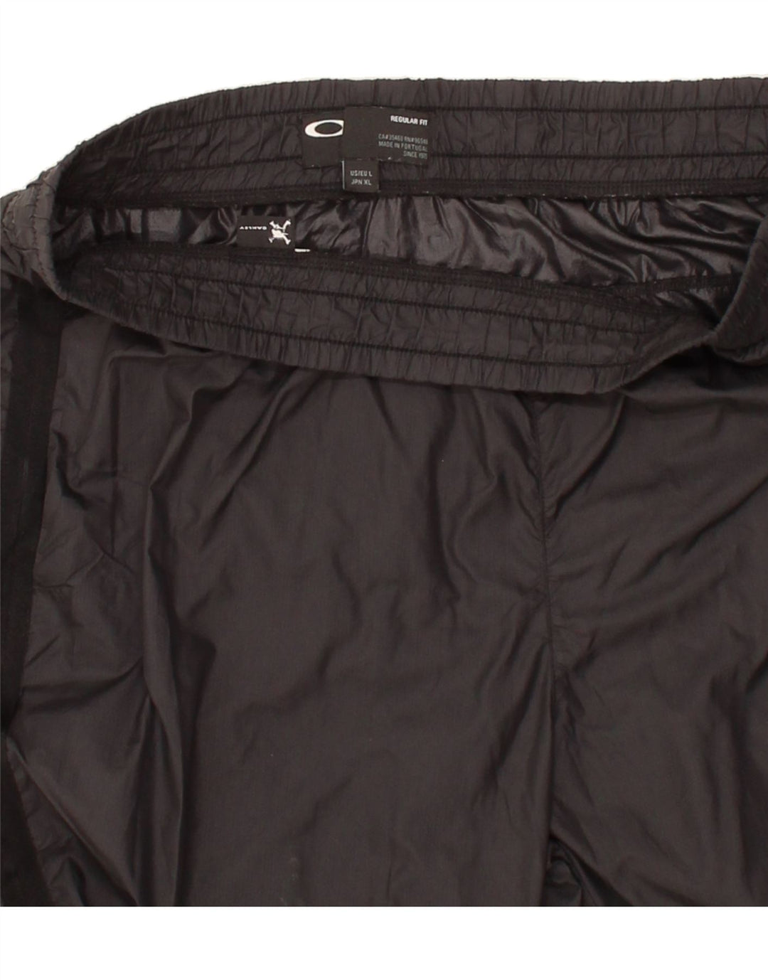 OAKLEY Womens Tracksuit Trousers UK 14 Large Black Polyester Vintage Oakley and Second-Hand Oakley from Messina Hembry 