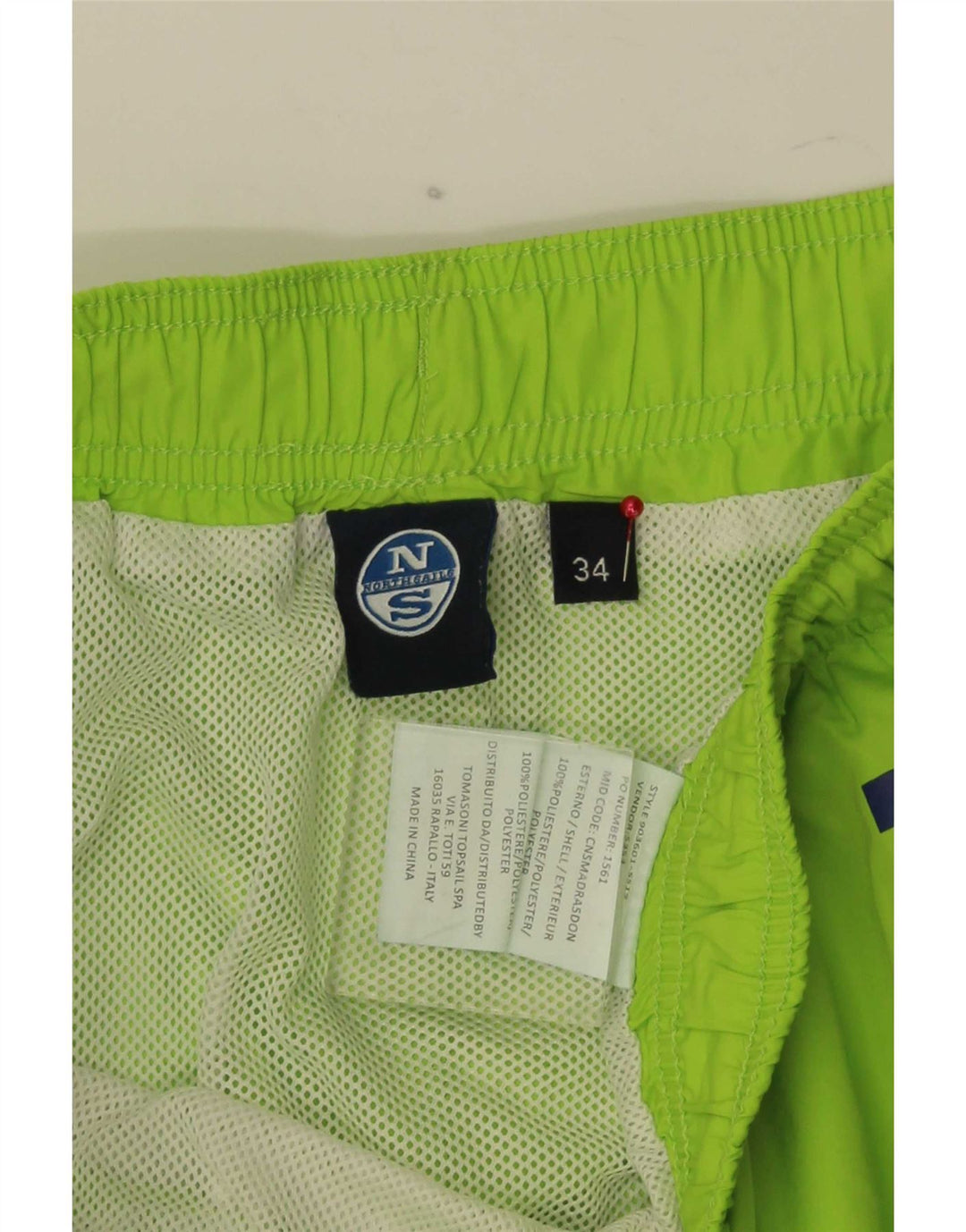 North Sails Herre Grafiske Badeshorts Stor Grøn Polyester