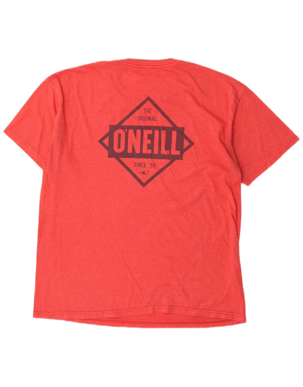 O'Neill Herre grafisk T-shirt Top XL Rød Bomuld