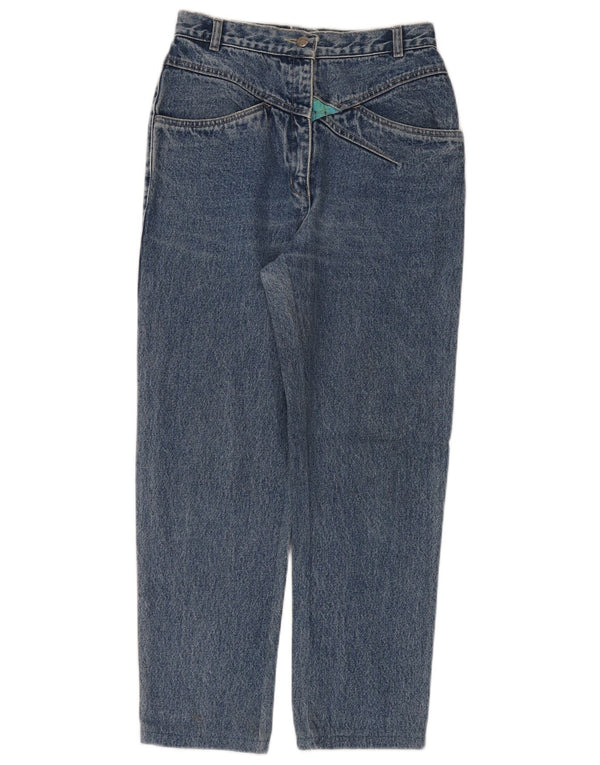 Vintage dame jeans med høj talje, W26 L27 blå