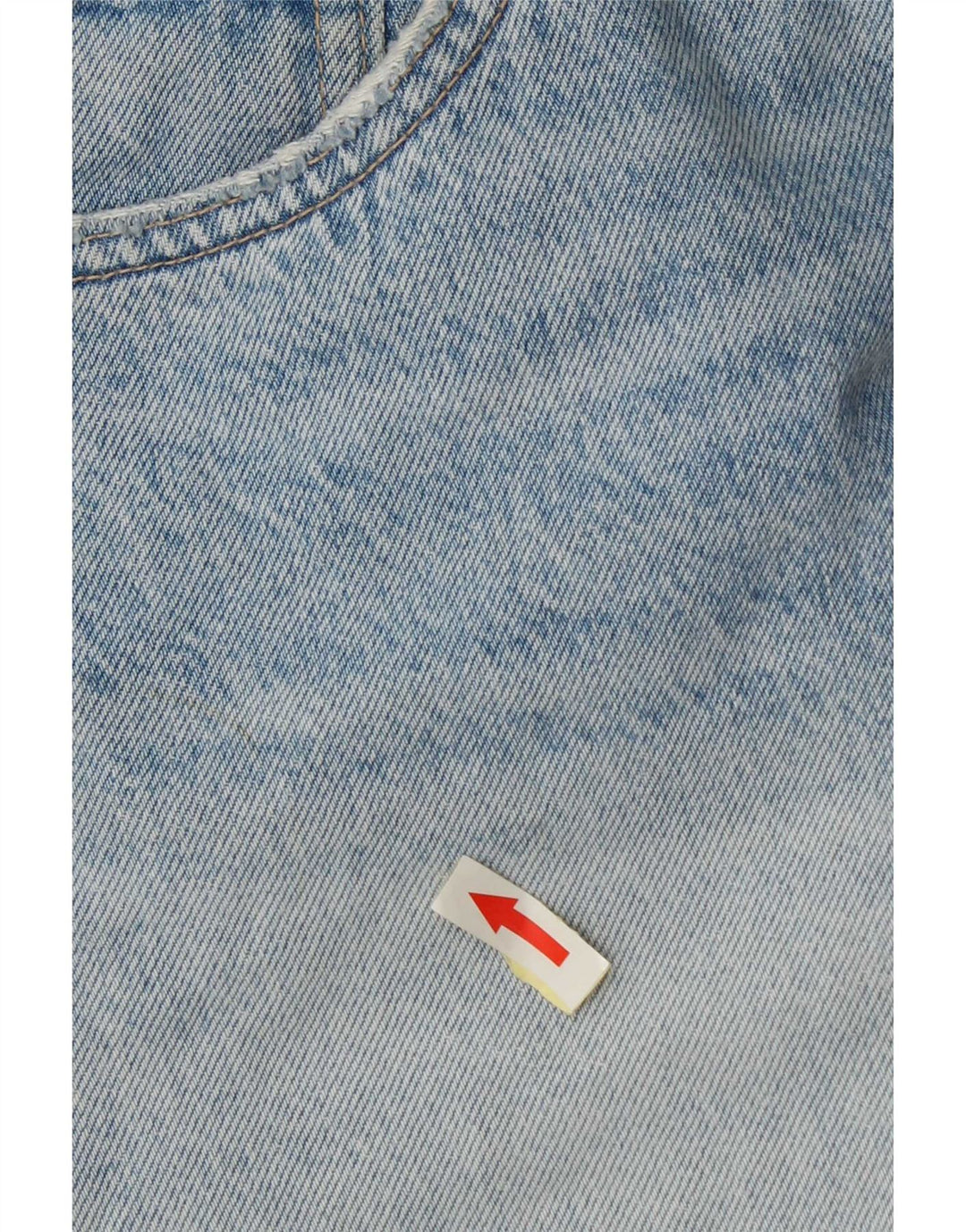 Zara Womens Distressed Denim Shorts EU 44 XL W34 Blå