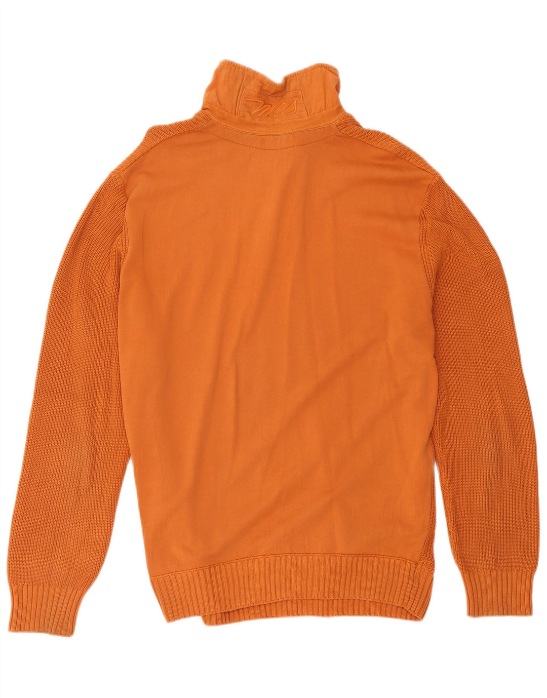 Marlboro Classics Herre Zip Neck Jumper Sweater 2XL Orange Bomuld