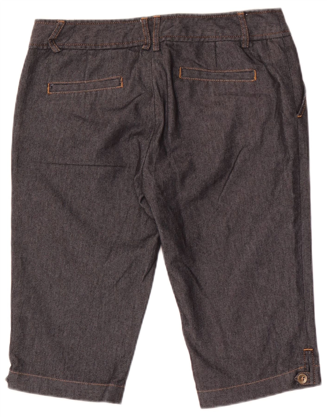 Zara Bermuda Chino Shorts til kvinder EU 40 Medium W30 Sort Bomuld