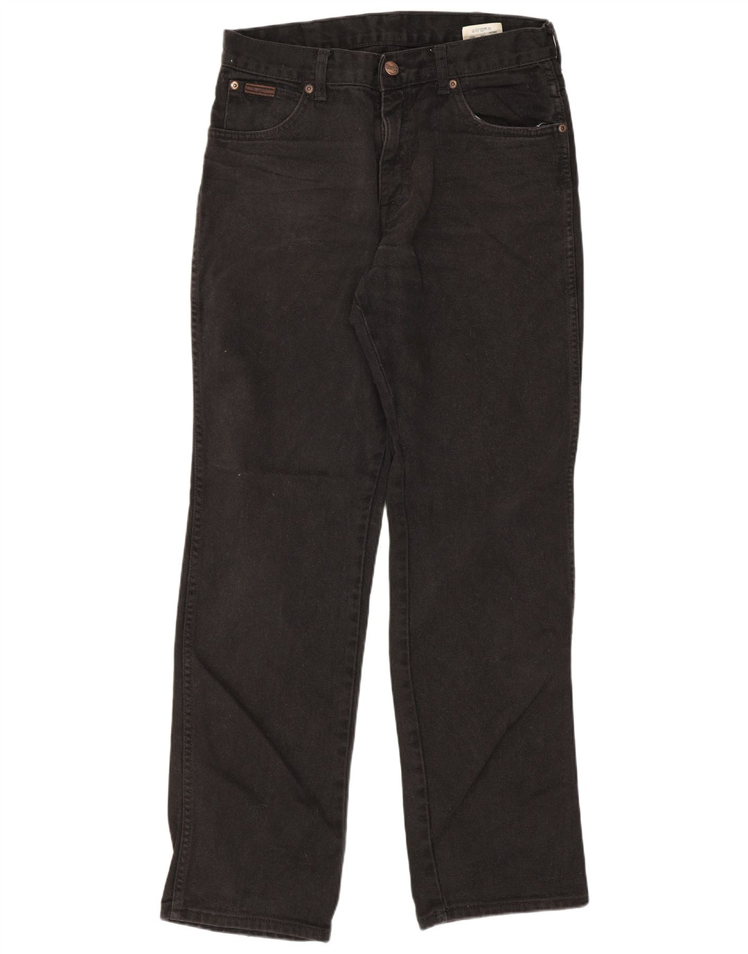 Wrangler Herre Texas Straight Jeans W32 L32 Sort Bomuld