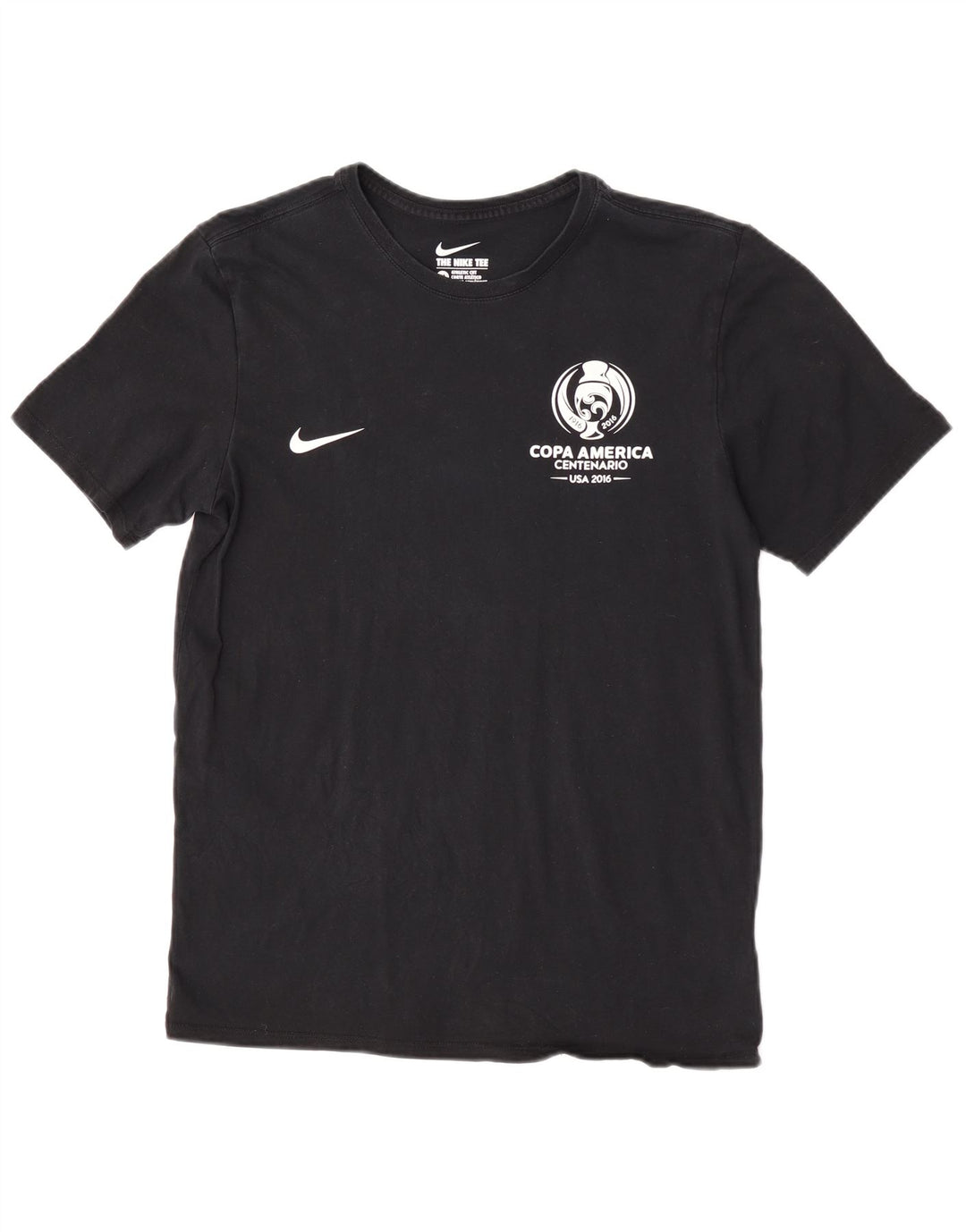 Nike Herre Athletic Cut Grafisk T-shirt Top Medium Sort Bomuld