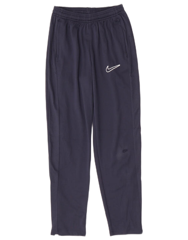 Nike Træningsdragtsbukser til drenge 12-13 år Stor marineblå polyester