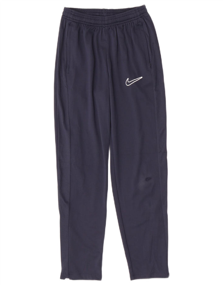 Nike Træningsdragtsbukser til drenge 12-13 år Stor marineblå polyester