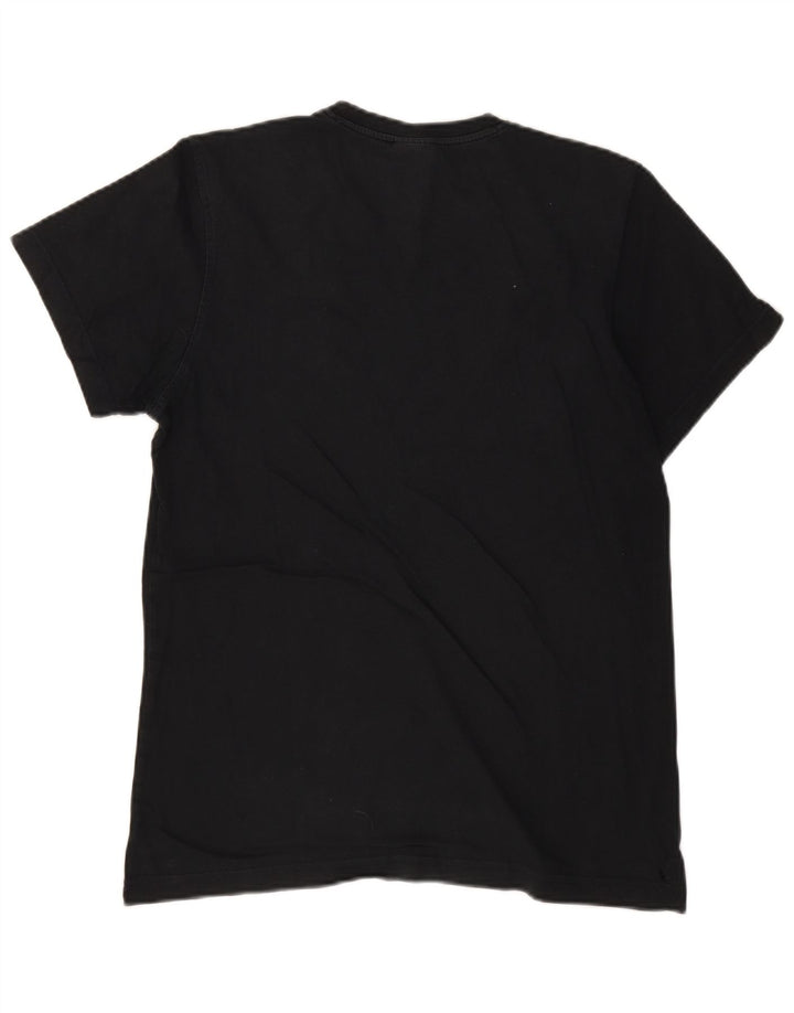 Adidas Herre grafisk T-shirt Top Medium Sort Bomuld