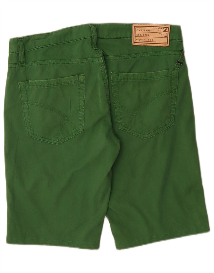 Gas Herre Casual Shorts W31 Medium Green Bomuld
