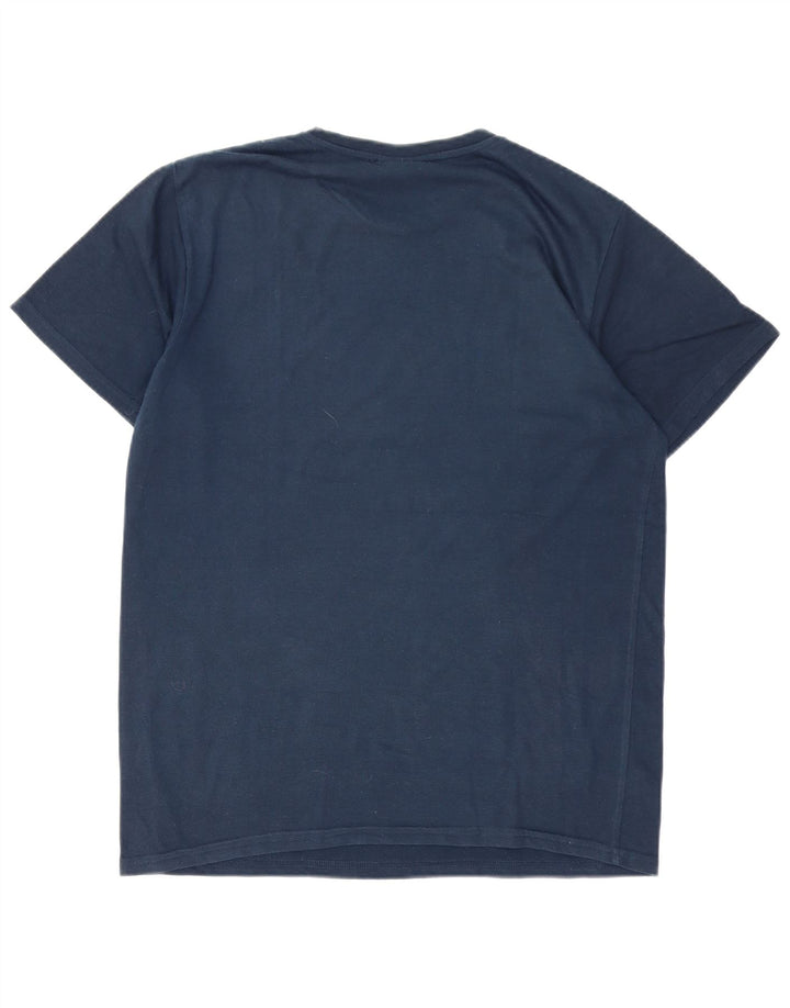 SERGIO TACCHINI Herre grafisk T-shirt Top Lille marineblå polyester