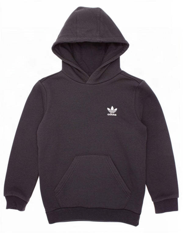 Adidas drenge hættetrøje 7-8 år sort bomuld