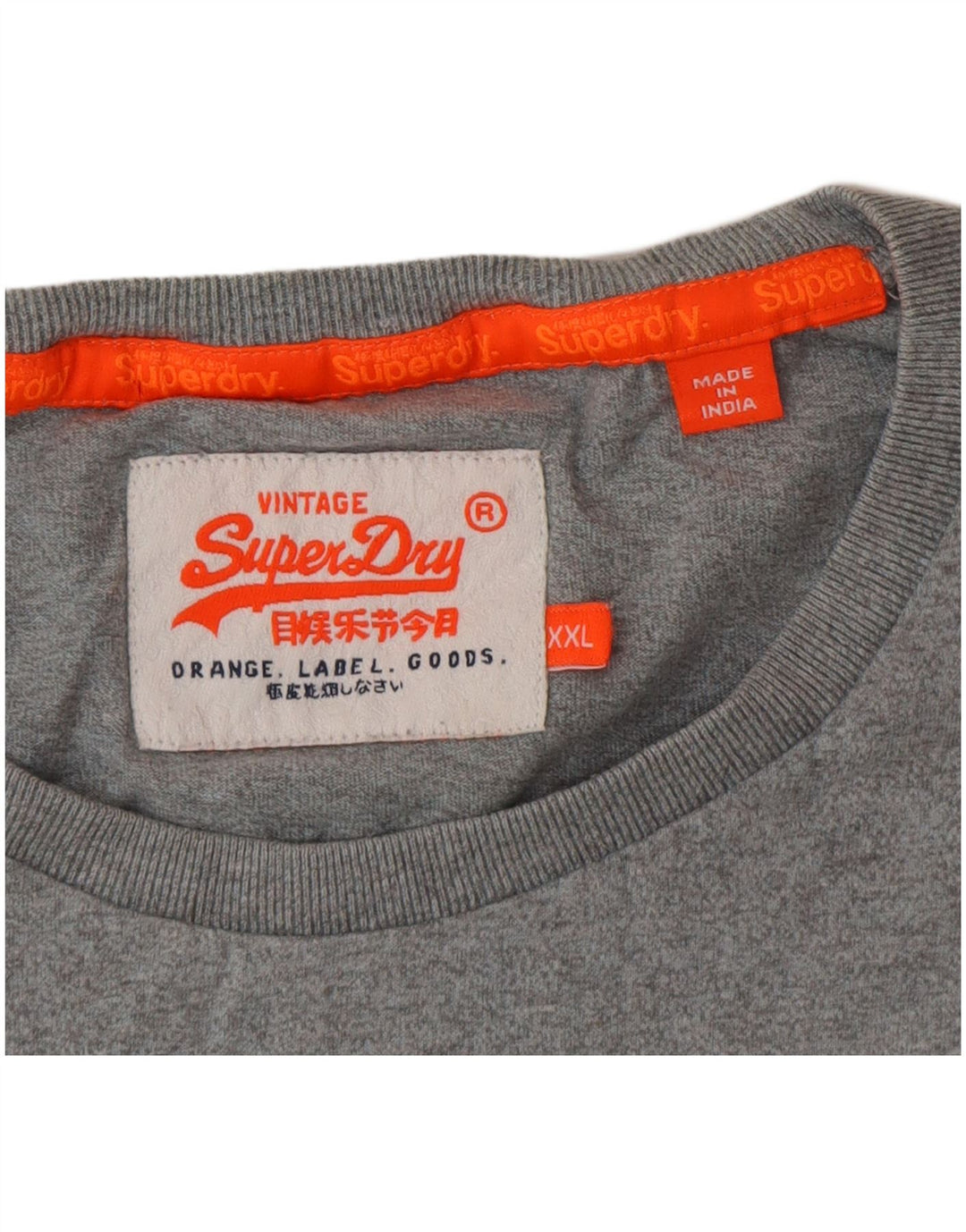Superdry T-shirt top til mænd 2XL Grå