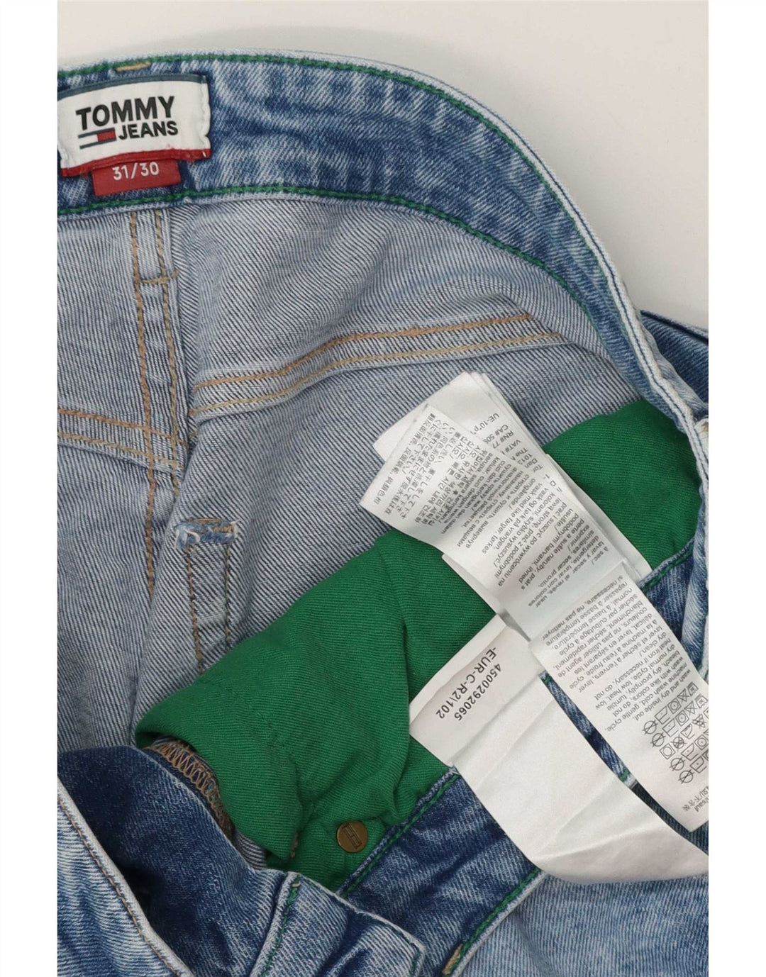Tommy Hilfiger Herre Denton Slim Jeans W31 L30 Blå Bomuld