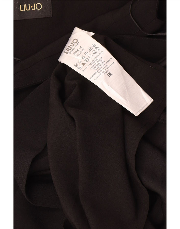 Liu Jo Dame Ærmeløs A-Line Kjole IT 40 Lille Sort Polyester