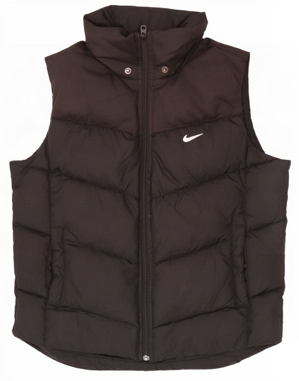 Nike Womens Polstret Gilet UK 10/12 Medium Black