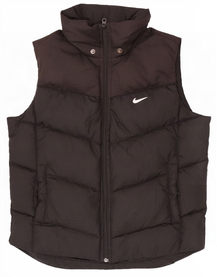 Nike Womens Polstret Gilet UK 10/12 Medium Black