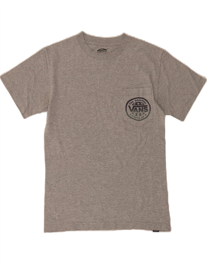 VANS Mens Graphic T-Shirt Top Small Grey Cotton Vintage Vans and Second-Hand Vans from Messina Hembry 