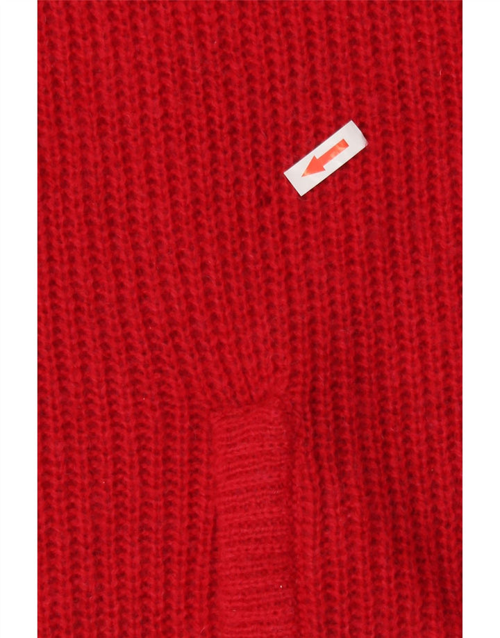 Vintage dame cardigan sweater UK 16 Large Red