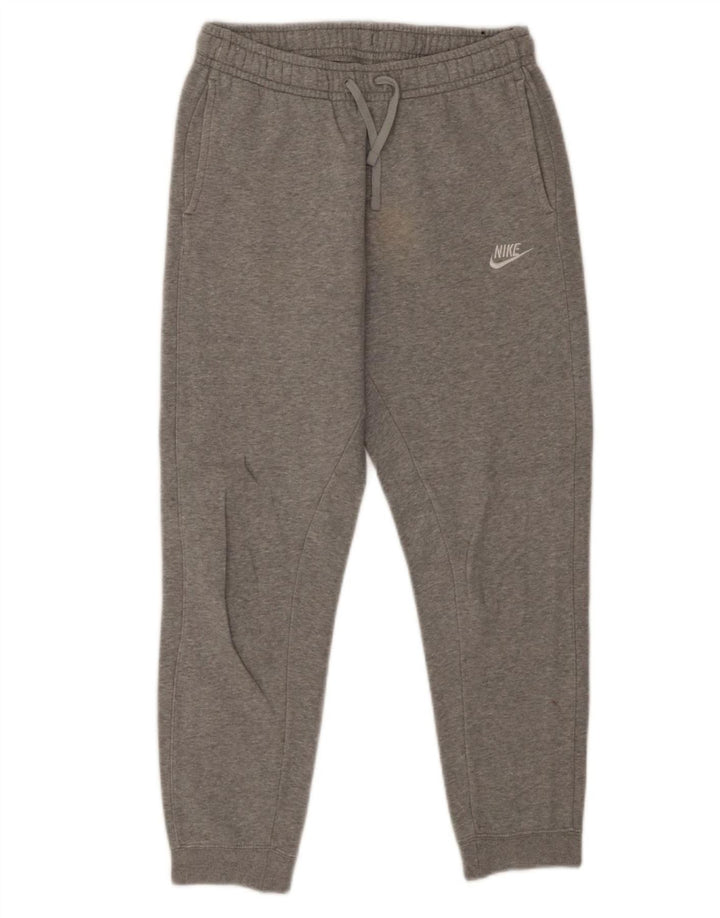 NIKE Mens Crop Tracksuit Trousers Joggers Medium  Grey Cotton