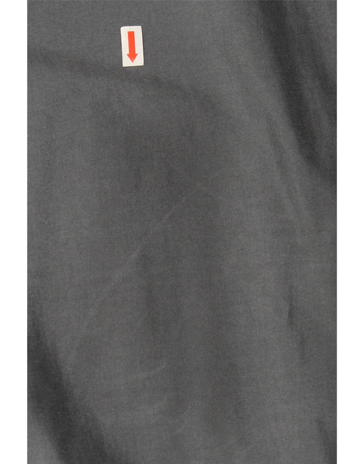 ELHO Mens Hooded Windbreaker Jacket IT 48 Medium Grey Polyamide Vintage Elho and Second-Hand Elho from Messina Hembry 