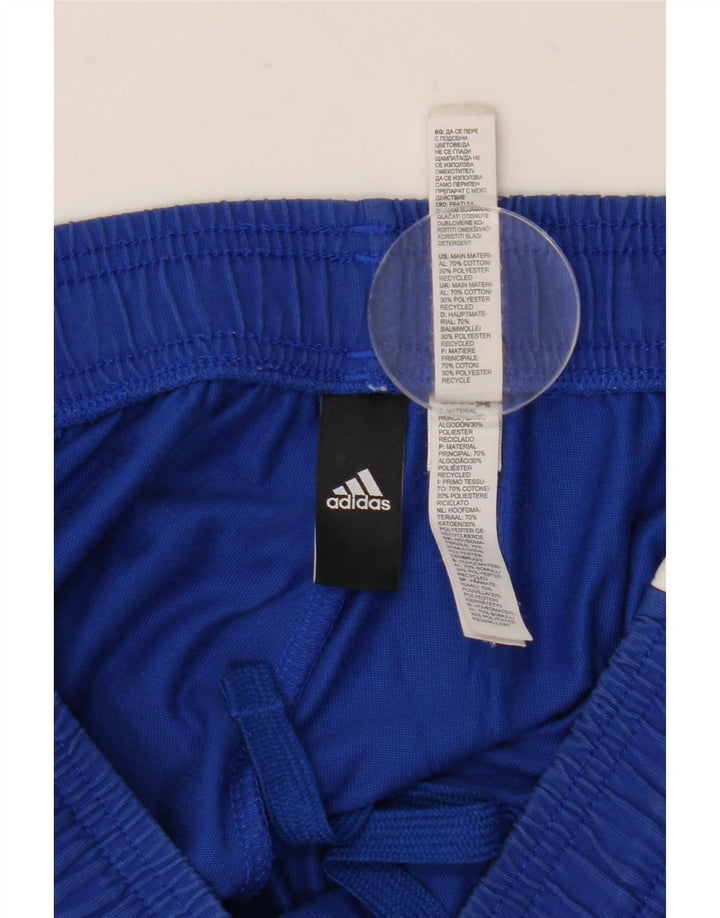 Adidas Træningsdragtsbukser til mænd store blå bomuld
