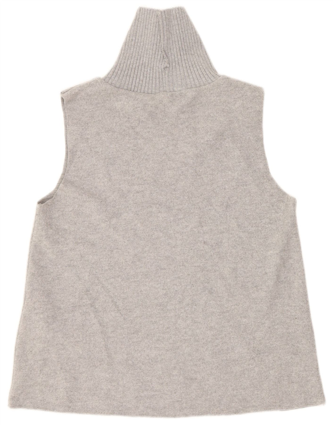 Zara Damevest Top UK 12 Medium Grå Polyester