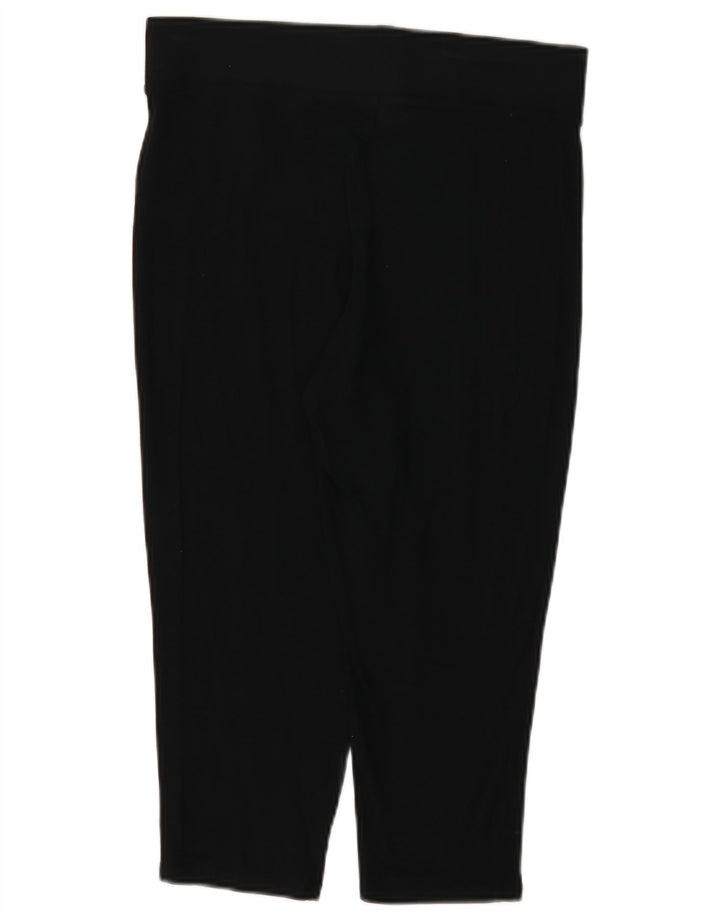 Marks & Spencer Dame Capri Leggings UK 12 Medium Black Viscose