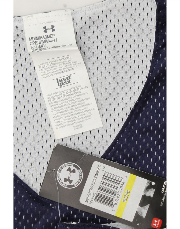 UNDER ARMOUR Herre NBA Loose Fit Grafisk Vest Top Medium Navy Blue