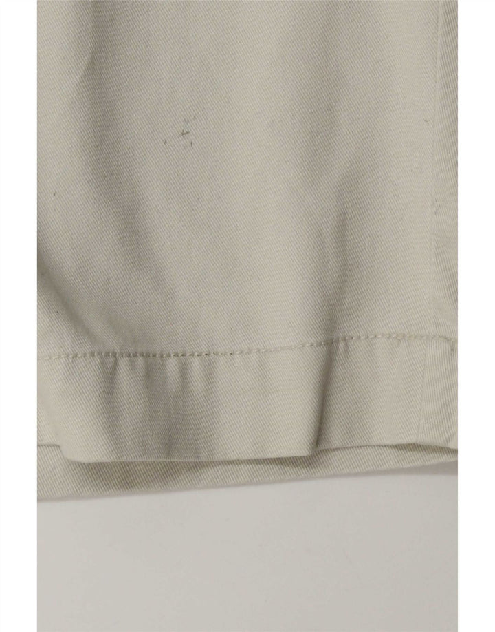 Izod Herre Cargo Shorts W38 XL Hvid Bomuld