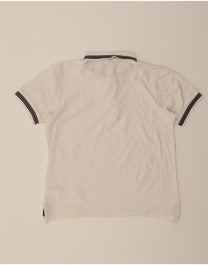 FILA Mens Polo Shirt Small White Cotton Vintage Fila and Second-Hand Fila from Messina Hembry 