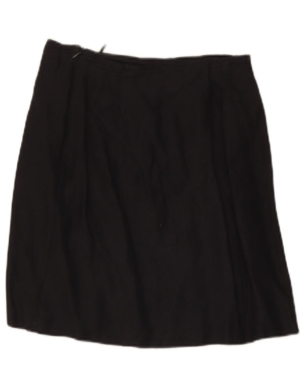 Max & Co. Mininederdel til kvinder UK 10 Small W28 Black Linen